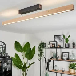 Plafonnier Mansupa LED Écru, Noir, 3 lumières