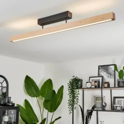 Plafonnier Mansupa LED Écru, Noir, 3 lumières