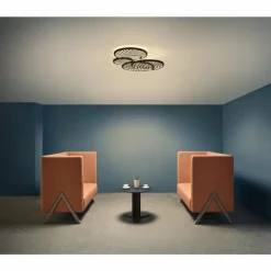 Plafonnier Mantra COLLAGE LED Noir, 1 lumière