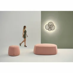 Plafonnier Mantra COLLAGE LED Noir, 1 lumière