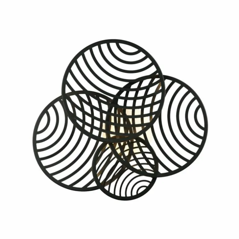 Plafonnier Mantra COLLAGE LED Noir, 1 lumière