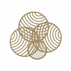 Plafonnier Mantra COLLAGE LED Or, 1 lumière