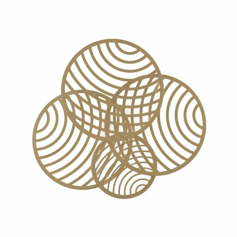 Plafonnier Mantra COLLAGE LED Or, 1 lumière