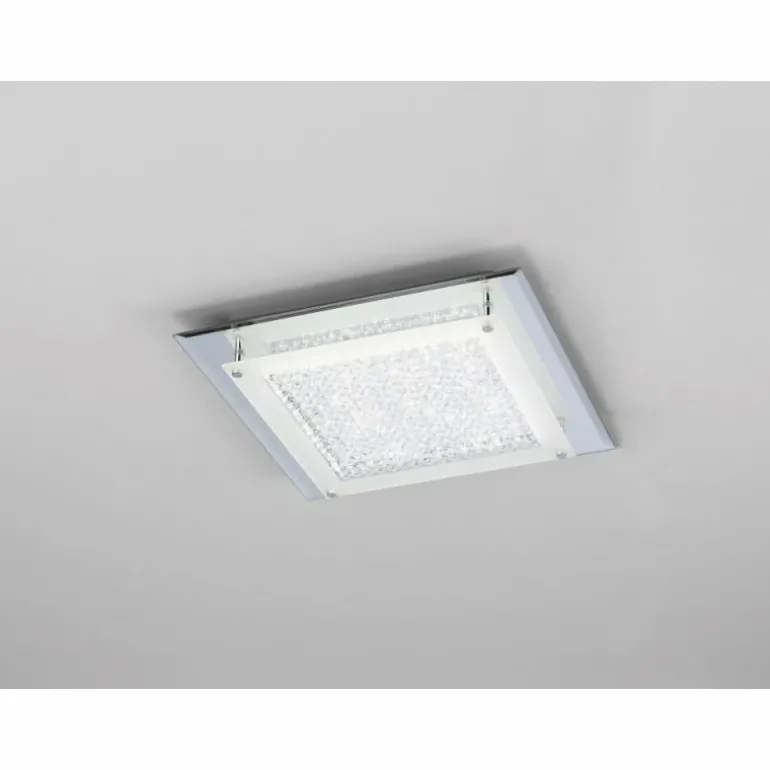 Plafonnier Mantra CRYSTAL MIRROR LED Chrome, 1 lumière