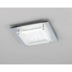 Plafonnier Mantra CRYSTAL MIRROR LED Chrome, 1 lumière