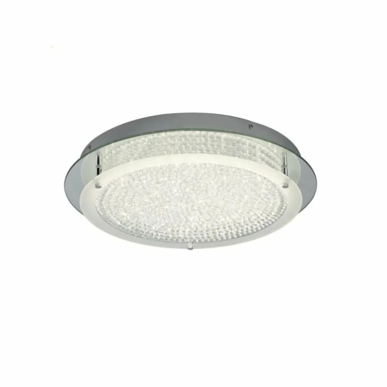 Plafonnier Mantra CRYSTAL MIRROR LED Chrome, 1 lumière