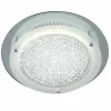 Plafonnier Mantra CRYSTAL MIRROR LED Chrome, 1 lumière