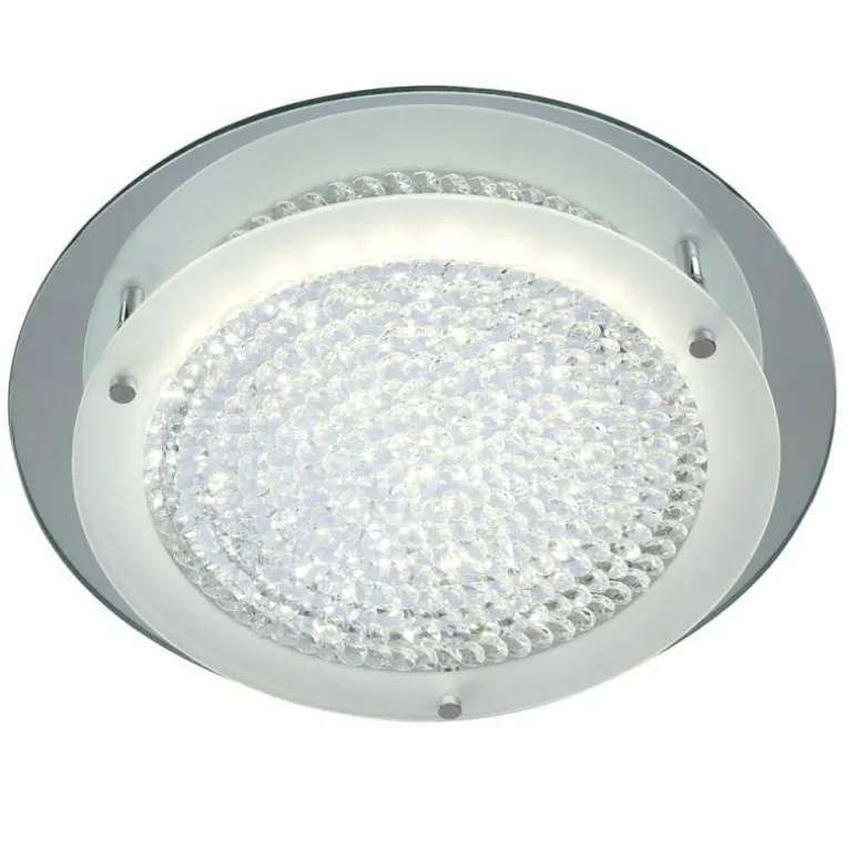 Plafonnier Mantra CRYSTAL MIRROR LED Chrome, 1 lumière