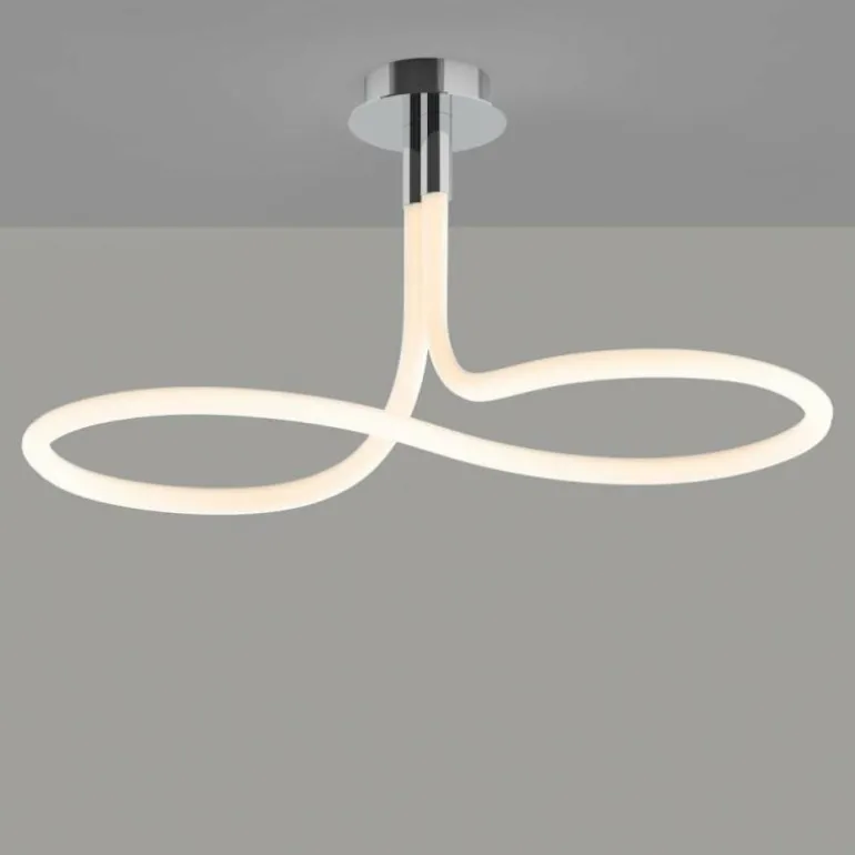 Plafonnier Mantra NUR LINE LED Chrome, Blanc, 1 lumière