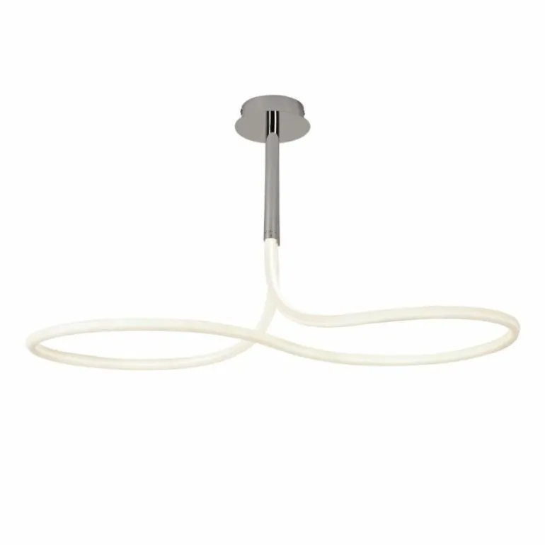 Plafonnier Mantra NUR LINE LED Chrome, Blanc, 1 lumière