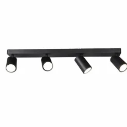 Plafonnier Mantra SAL BLACK Noir, 4 lumières