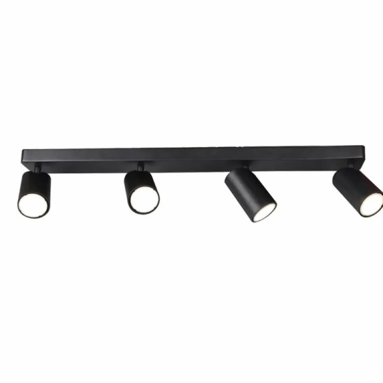 Plafonnier Mantra SAL BLACK Noir, 4 lumières