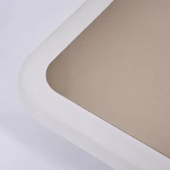 Plafonnier ManzanalesÂ  LED Chrome, 1 lumière, Télécommandes