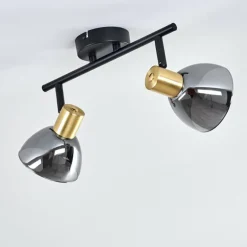 Plafonnier Mariefred Noir, 2 lumières