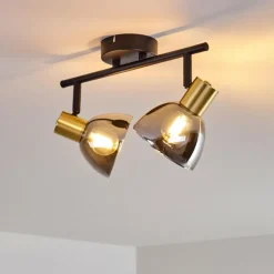 Plafonnier Mariefred Noir, 2 lumières