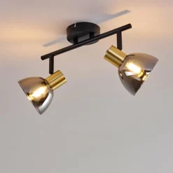 Plafonnier Mariefred Noir, 2 lumières