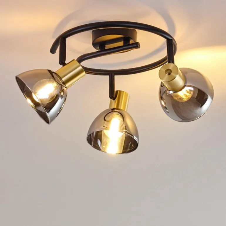 Plafonnier Mariefred Noir, 3 lumières