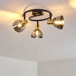 Plafonnier Mariefred Noir, 3 lumières