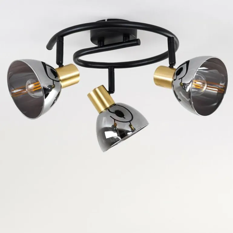 Plafonnier Mariefred Noir, 3 lumières