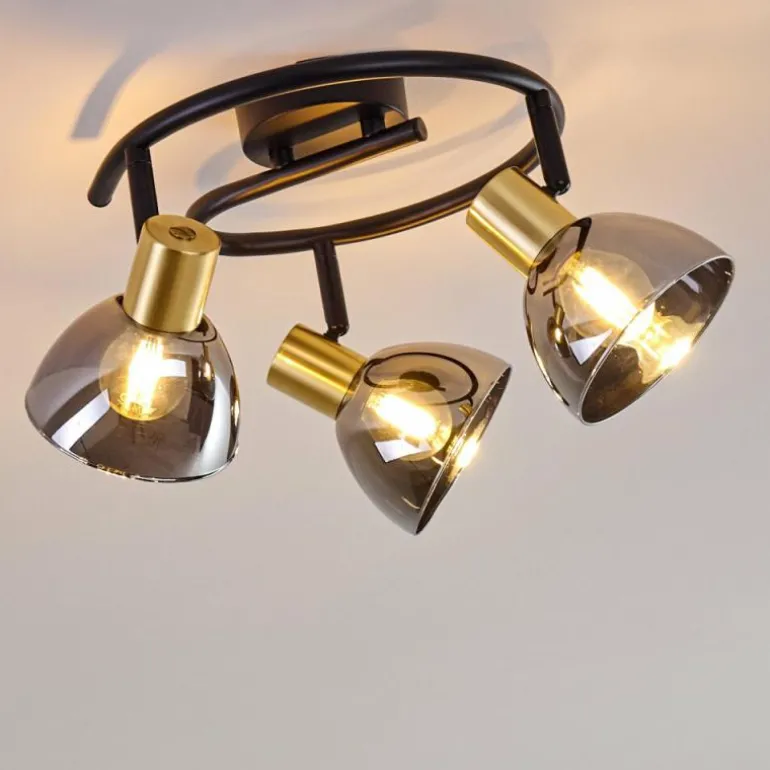 Plafonnier Mariefred Noir, 3 lumières