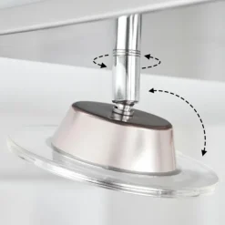 Plafonnier Marsen LED Nickel mat, 4 lumières, Télécommandes, Changeur de couleurs