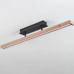 Plafonnier Maumela LED Noir, 1 lumière