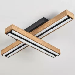 Plafonnier Maumela LED Noir, 1 lumière