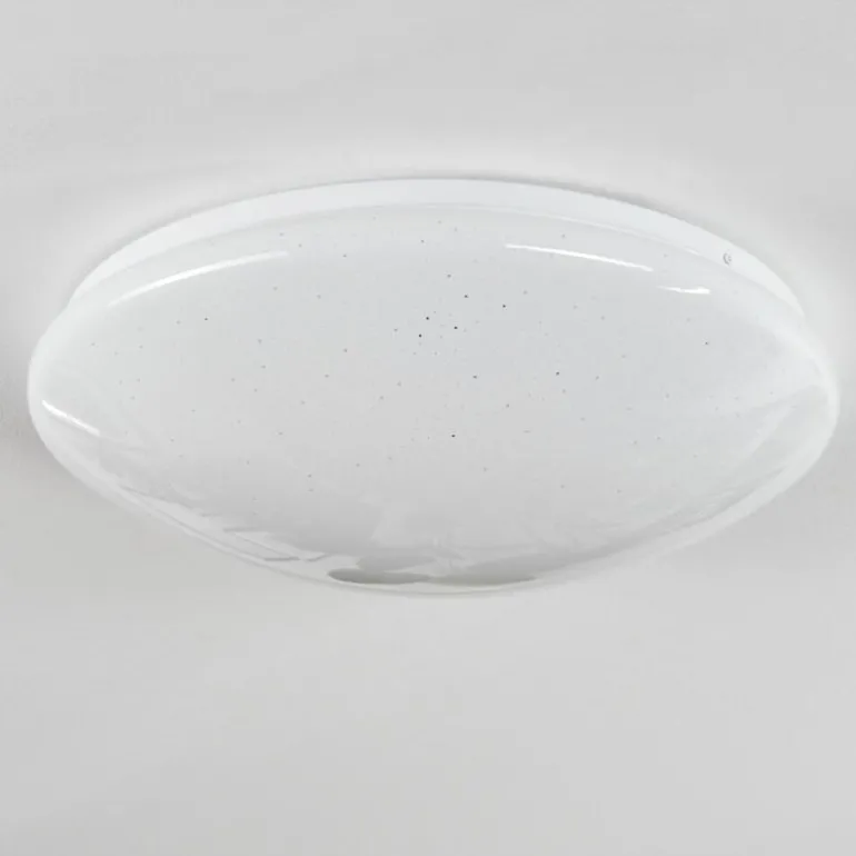 Plafonnier Melres LED Blanc, 1 lumière, Télécommandes