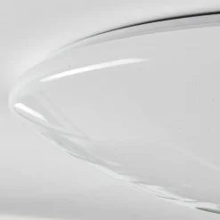 Plafonnier Melres LED Blanc, 1 lumière, Télécommandes