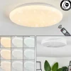 Plafonnier Melres LED Blanc, 1 lumière, Télécommandes