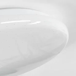 Plafonnier Melres LED Blanc, 1 lumière, Télécommandes