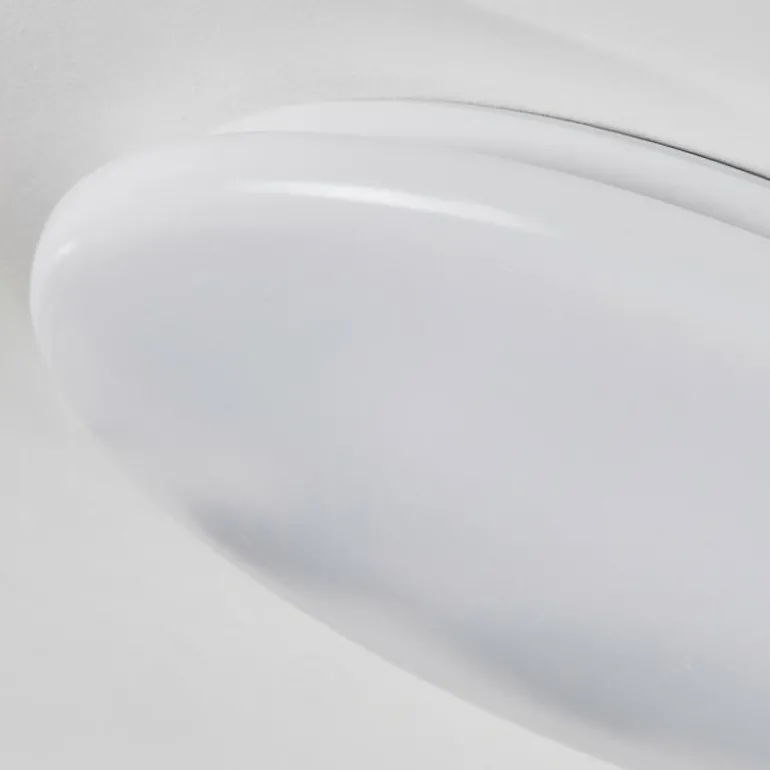 Plafonnier Melres LED Blanc, 1 lumière, Télécommandes