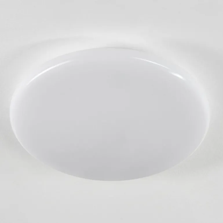 Plafonnier Melres LED Blanc, 1 lumière, Télécommandes