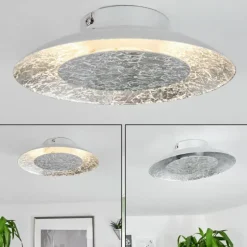 Plafonnier Merlo LED Argenté, 1 lumière