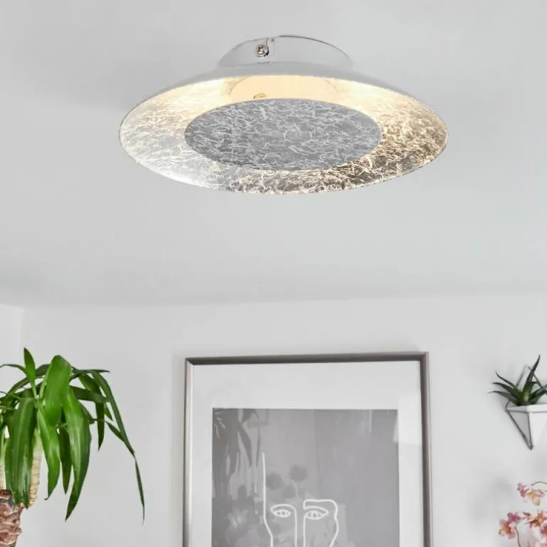 Plafonnier Merlo LED Argenté, 1 lumière