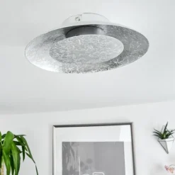 Plafonnier Merlo LED Argenté, 1 lumière