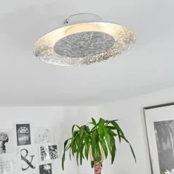Plafonnier Merlo LED Argenté, 1 lumière