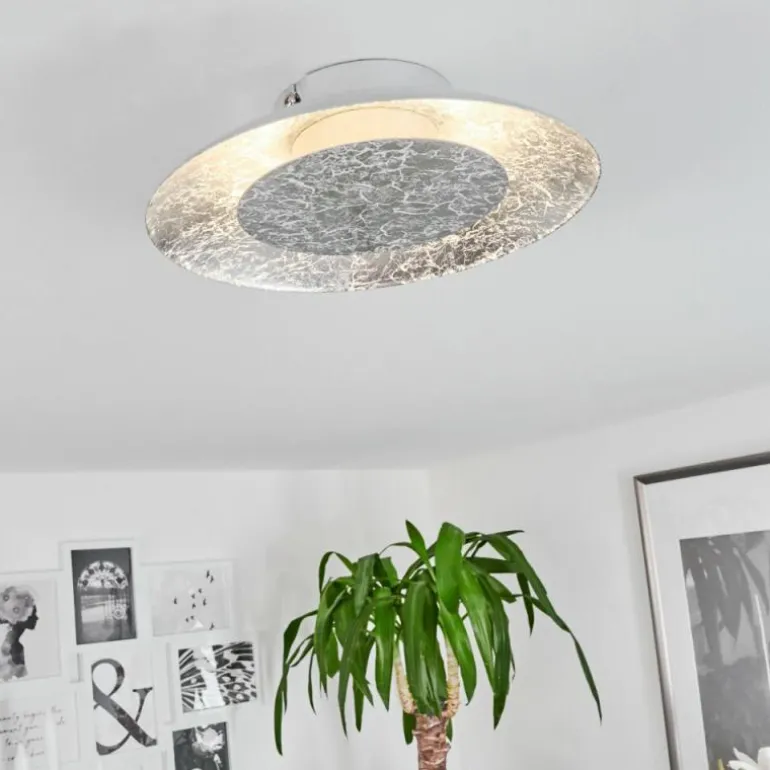 Plafonnier Merlo LED Argenté, 1 lumière