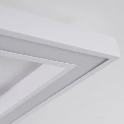 Plafonnier Minichu LED Noir, Blanc, 1 lumière, Télécommandes