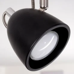 Plafonnier Moesdorf Nickel mat, Noir, 3 lumières