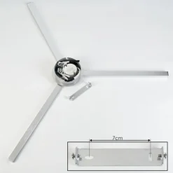 Plafonnier Mohlin LED Nickel mat, 3 lumières