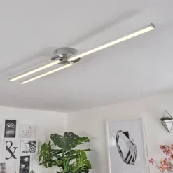 Plafonnier Mohlin LED Nickel mat, 3 lumières