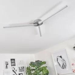 Plafonnier Mohlin LED Nickel mat, 3 lumières