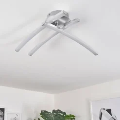 Plafonnier Mohlin LED Nickel mat, 3 lumières