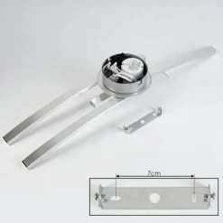 Plafonnier Mohlin LED Nickel mat, 3 lumières