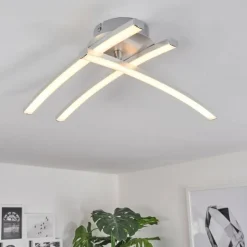 Plafonnier Mohlin LED Nickel mat, 3 lumières