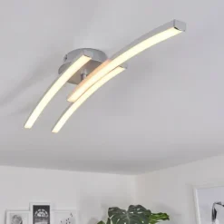 Plafonnier Mohlin LED Nickel mat, 3 lumières