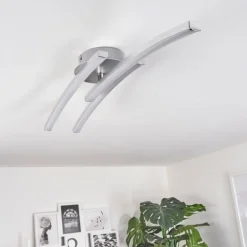 Plafonnier Mohlin LED Nickel mat, 3 lumières