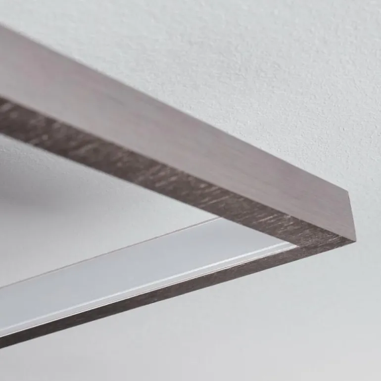 Plafonnier Momahaki LED Chrome, 1 lumière, Télécommandes