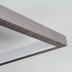 Plafonnier Momahaki LED Nickel mat, 1 lumière, Télécommandes